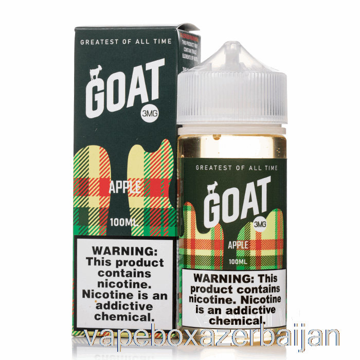 E-Juice Vape Apple - Goat E-Liquid - 100mL 0mg